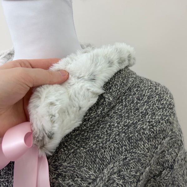 “Bunny” Faux Fur Detachable Collar