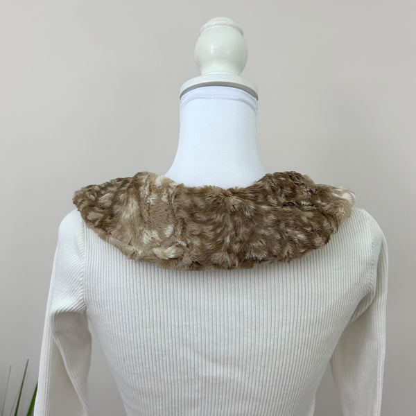 Fawn Faux Fur Detachable Collar
