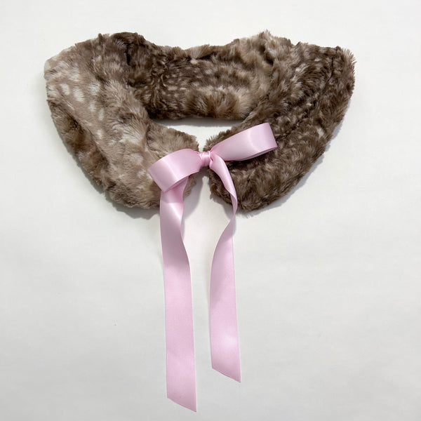Fawn Faux Fur Detachable Collar