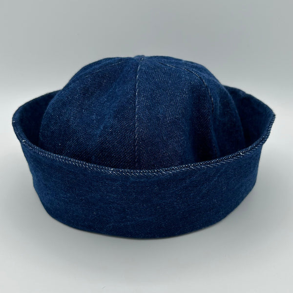 MTO Dark Wash Denim Sailor Hat