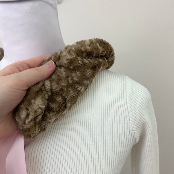 Fawn Faux Fur Detachable Collar