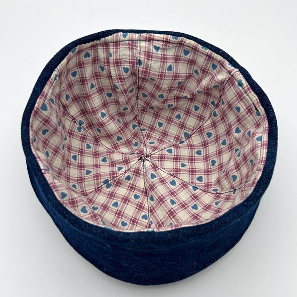 MTO Dark Wash Denim Sailor Hat