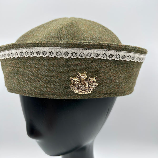 Vintage Wool Sailor Hat