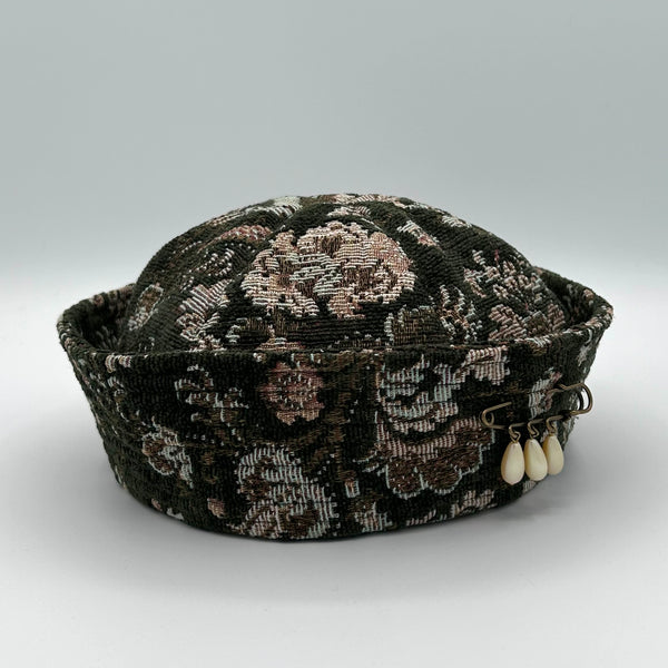 Upcycled Tapestry Sailor Hat