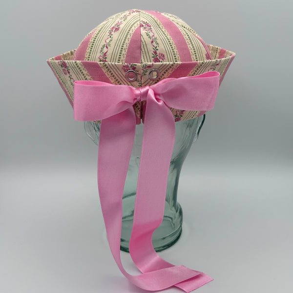 MTO Vintage Pink Floral Sailor Hat