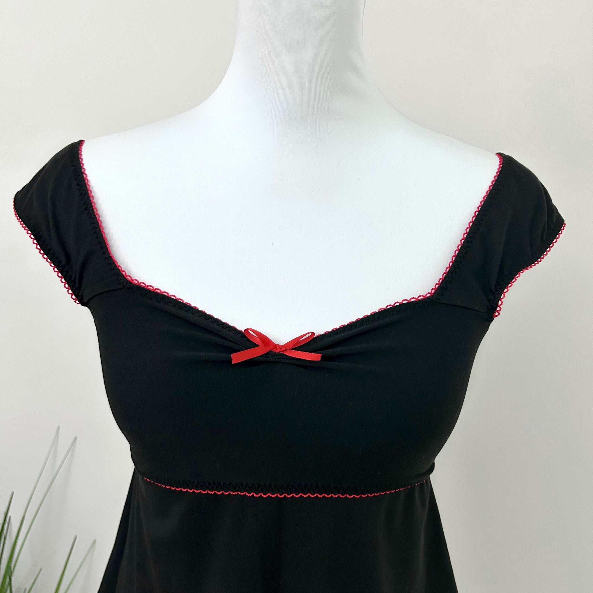 Black Cherry Knit Top – Reworked by Allie