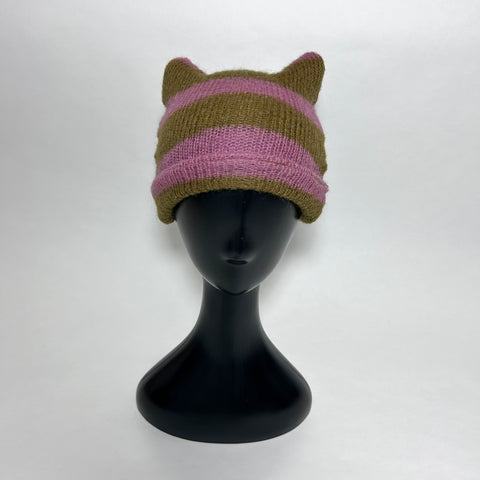 Mohair Blend Cat Beanie