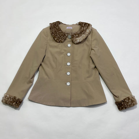 Fawn Trim Jacket M