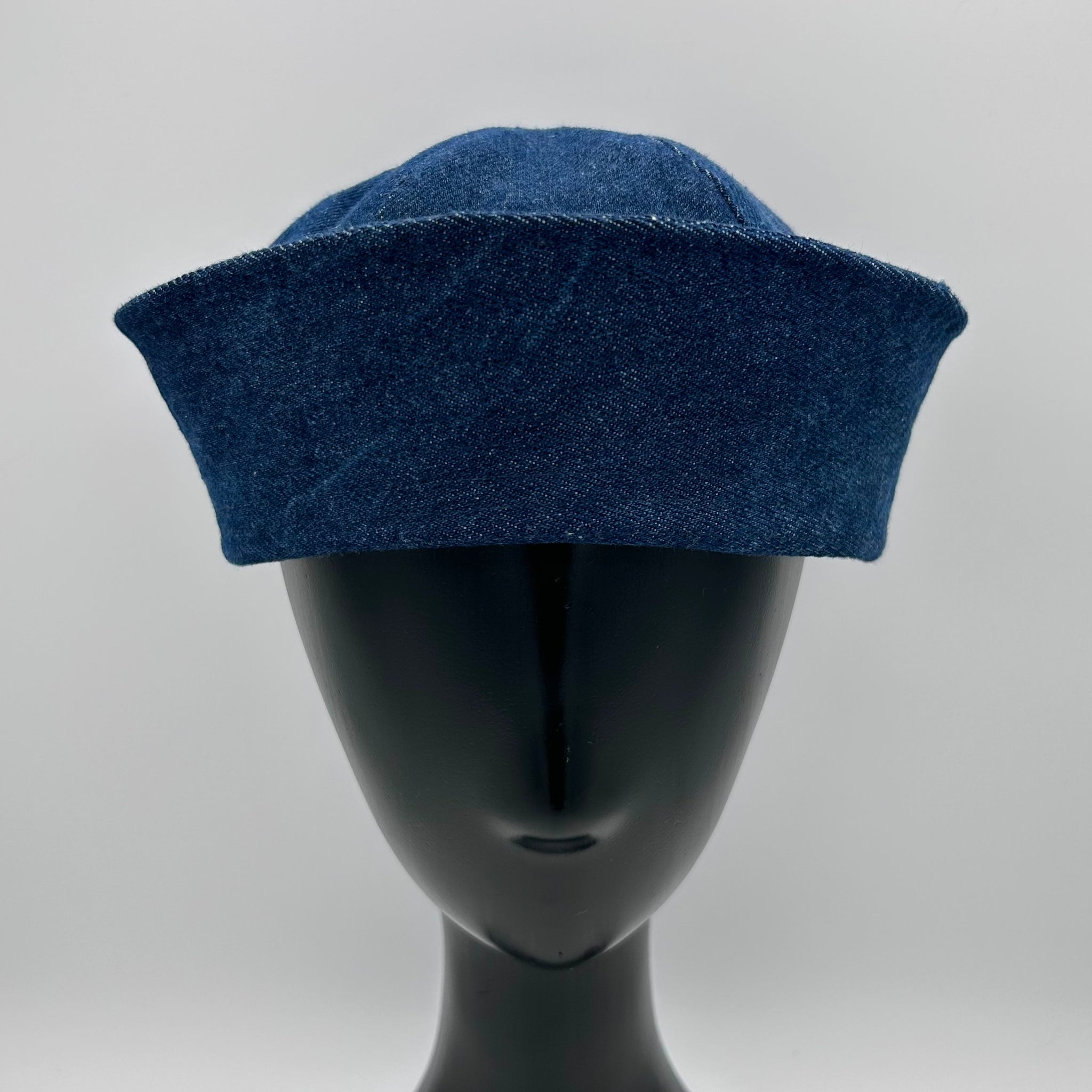 MTO Dark Wash Denim Sailor Hat