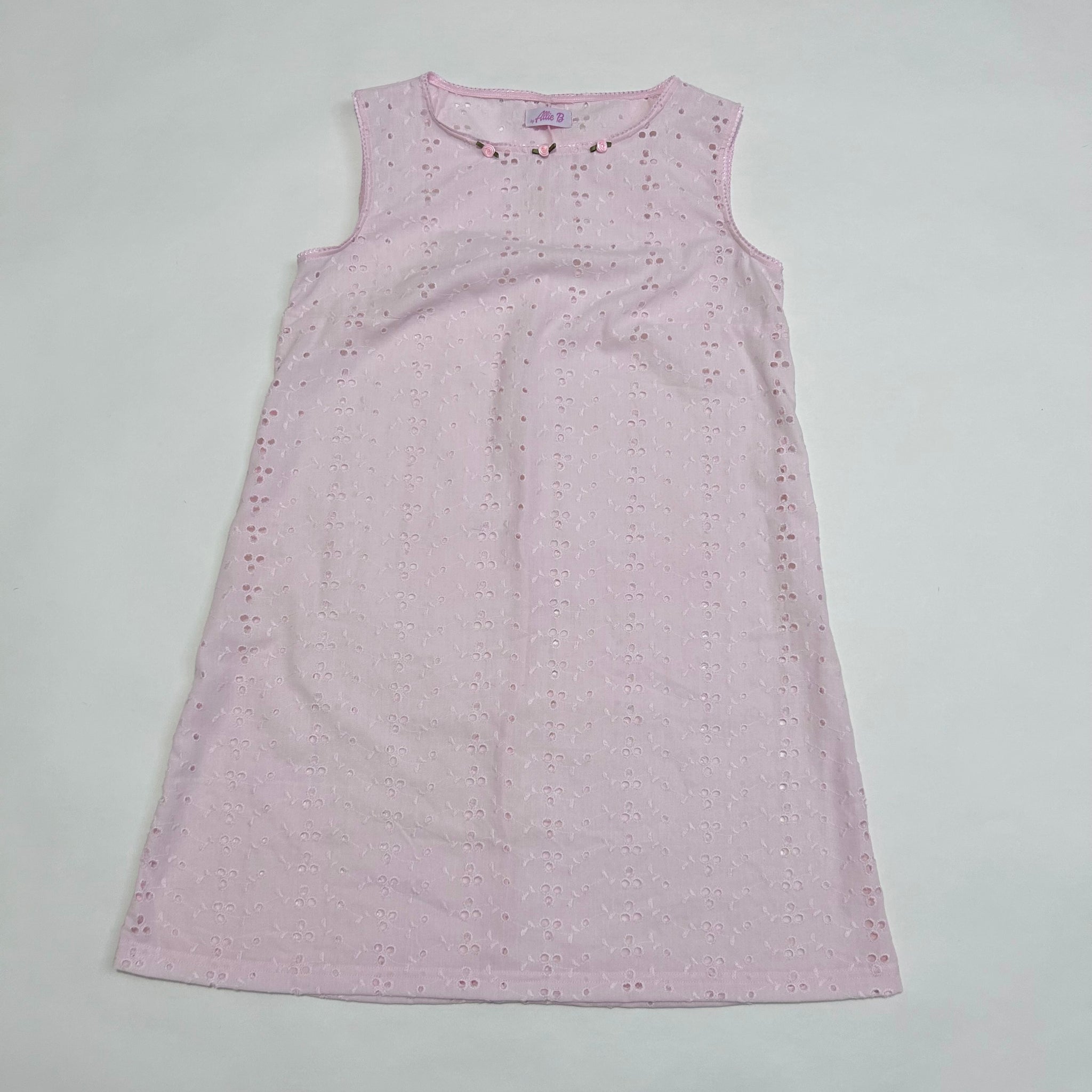 Rosette Pink Mod Dress