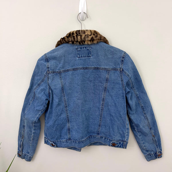 Leopard Trucker Jacket