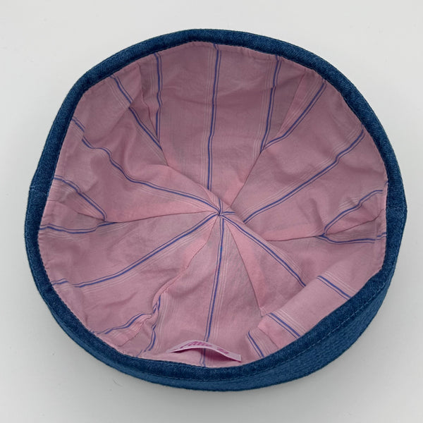 1/1 Denim Cross-stitch Swan Hat