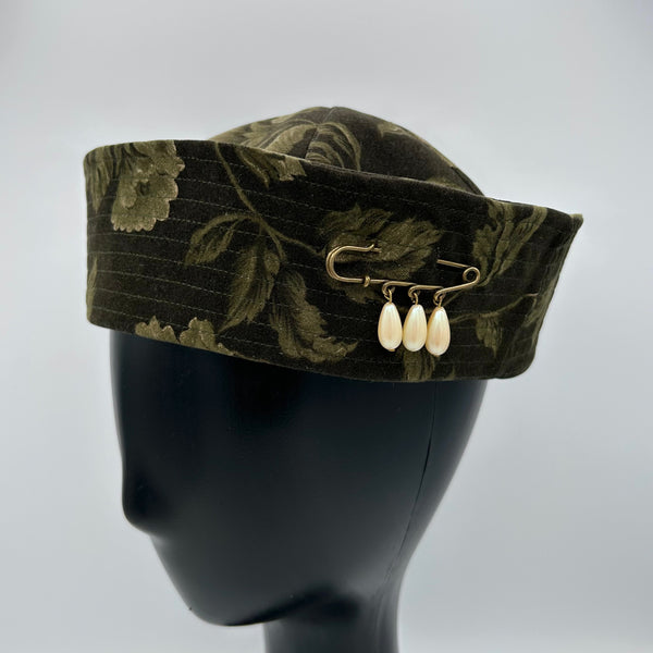 1/1 Olive Floral Sailor Hat