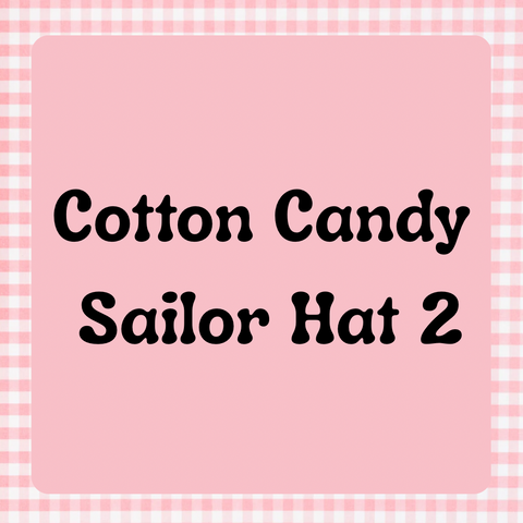 Cotton Candy Sailor Hat 2