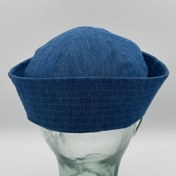 1/1 Denim Cross-stitch Swan Hat