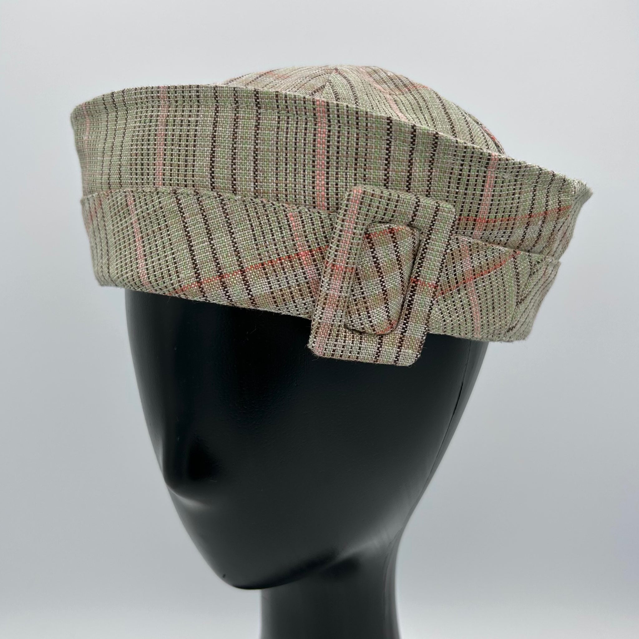MTO Sage Plaid Sailor Hat – Reworked by Allie