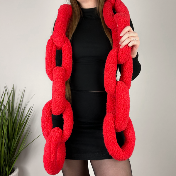 Cherry Chain Link Scarf