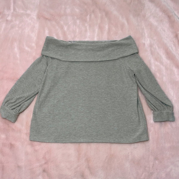 Off the Shoulder Bow Sweater