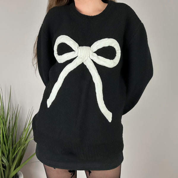 Knit Bow Sweater
