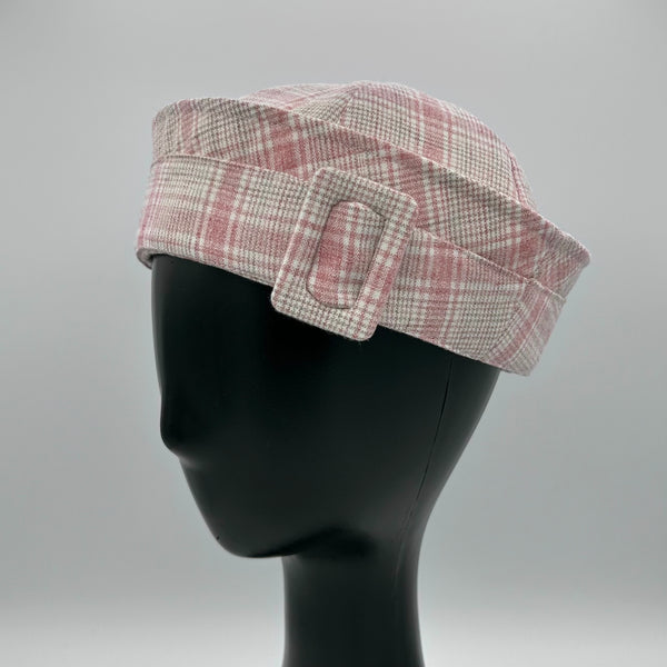 Pink Buckle Sailor Hat