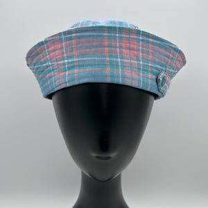 Cotton Candy Plaid Sailor Hat