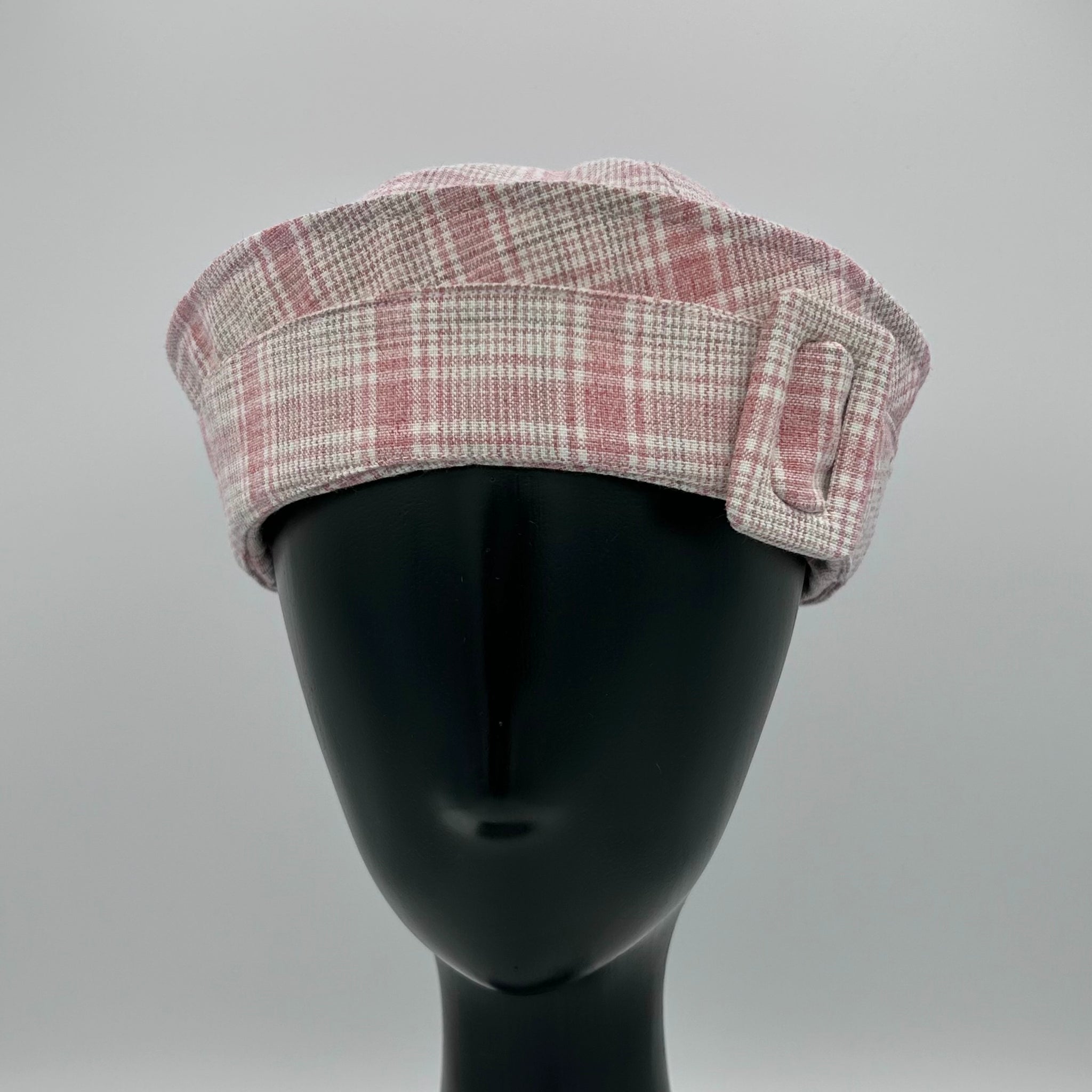 MTO Pink Plaid Sailor Hat