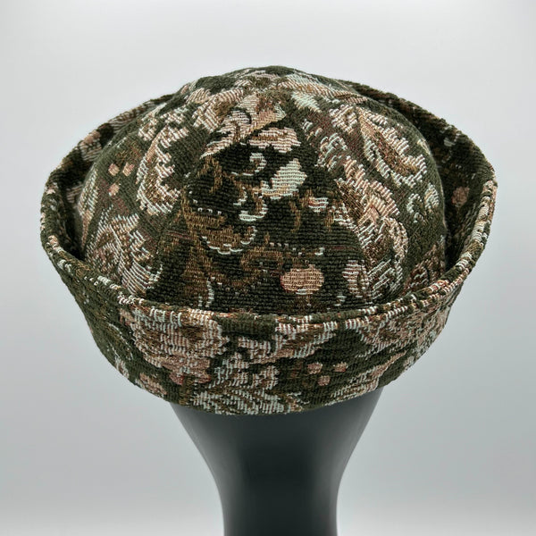 Upcycled Tapestry Sailor Hat