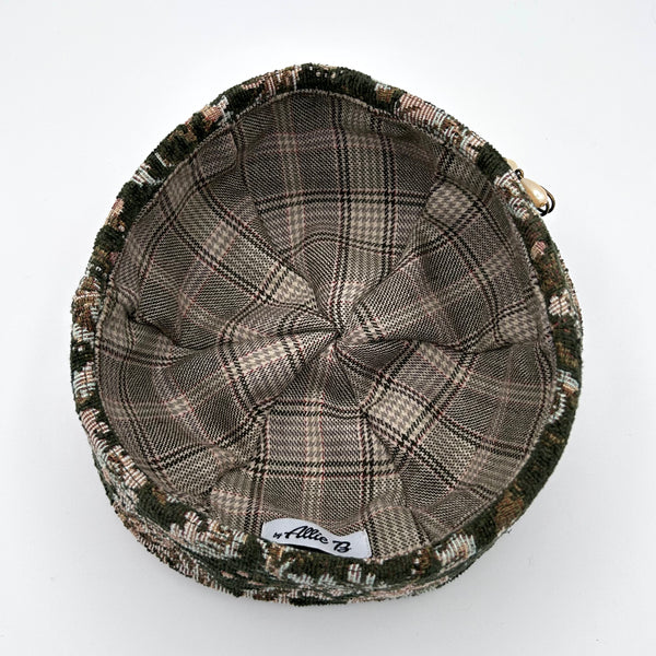 Upcycled Tapestry Sailor Hat