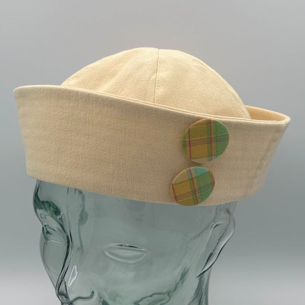 1/1 Yellow Corduroy Sailor Hat