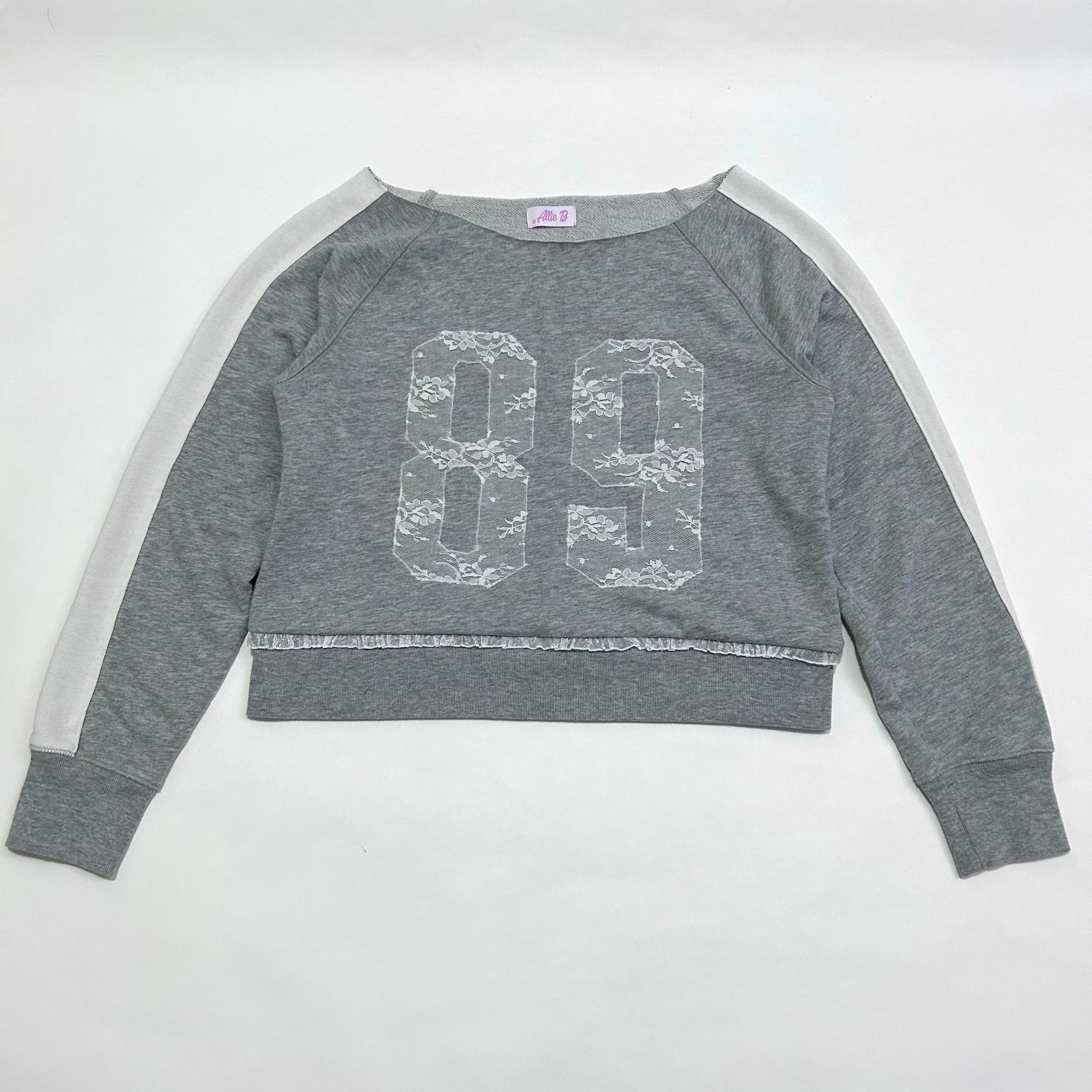 Lace Jersey Sweatshirt