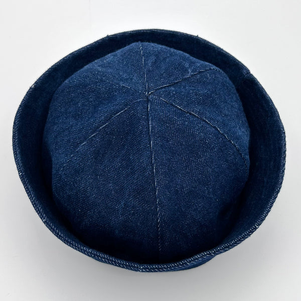 MTO Dark Wash Denim Sailor Hat